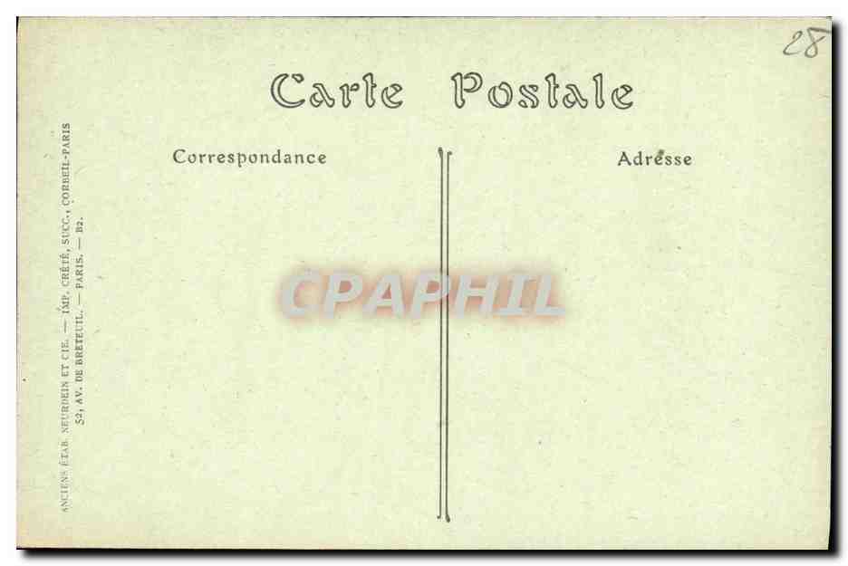 CPA Cathedrale de Chartres Pourtour du Choeur XVl e siecle Le trepassement de Notre Dame Le portement de Notre Dame — Verso