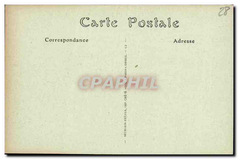 CPA Cathedrale de Chartres L Abside — Verso