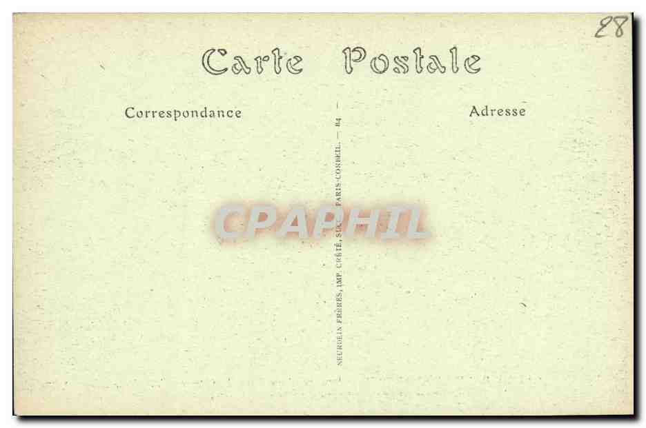 CPA Cathedrale de Chartres Sommeil de Saint Joseph Adoration des mages — Verso