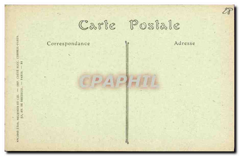 Chartres — Décoration du tympan d'une fenêtre d'une maison du XIIIe siècle — ND Phot. — Reverso