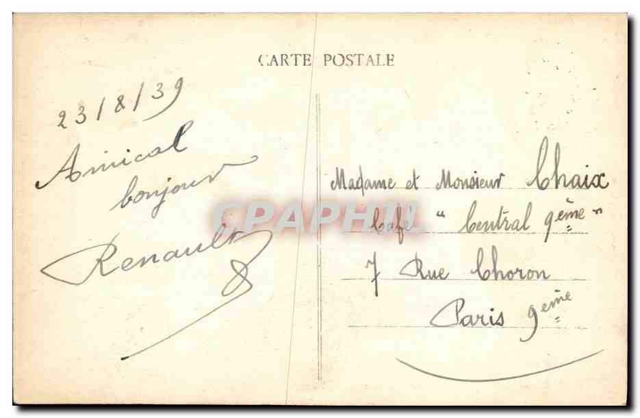 CPA Chartres La Cathedrale du Xll e au XVl e siecles — Verso