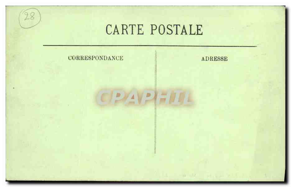 CPA Chartres Pont des Minimes — Rückseite