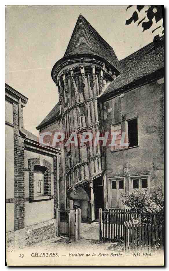 CPA Chartres Escalier de la Reine Berthe