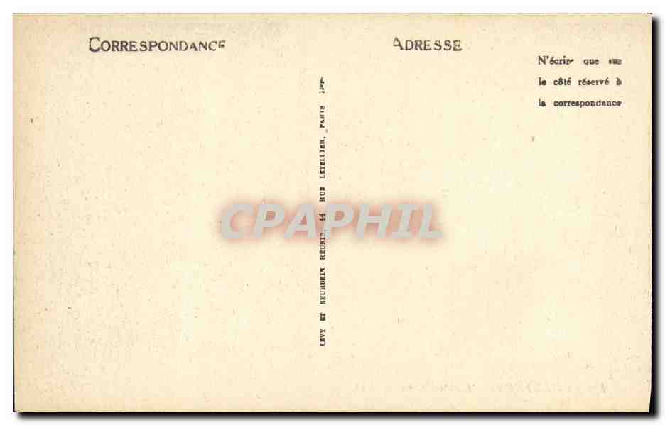CPA Chartres L Hotel Dieu — Verso