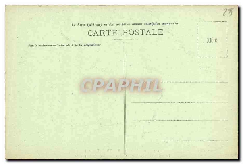 CPA Cathedrale de Chartres Portail Nord Le Tympan de la Baie laterale de gauche — Verso