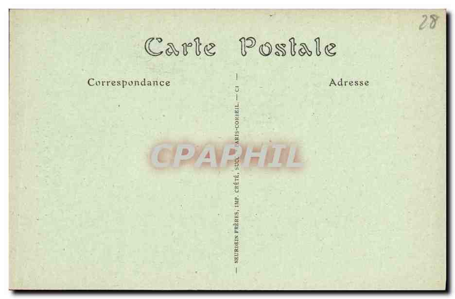 CPA Cathedrale de Chartres Tele d une Statue du Proche Occidental Xll e siecle — Verso