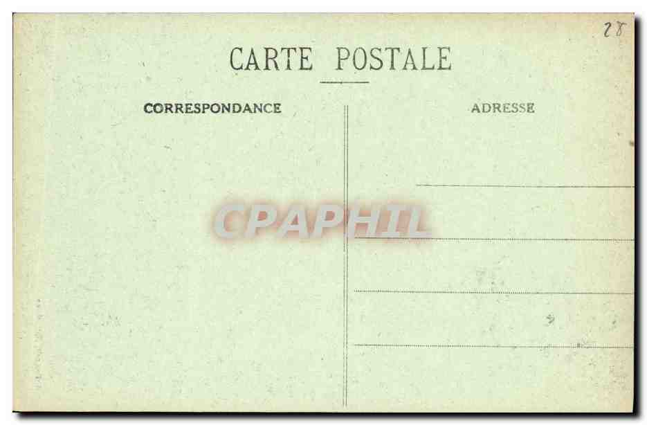 CPA Chartres Cathedrale Transept Cote Sud — Verso