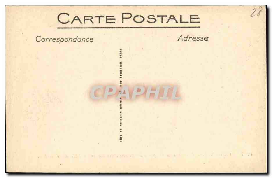 CPA Chartres Decoration du Tympan d une Fenetre d une Maison du Xlll e sciecle — Verso