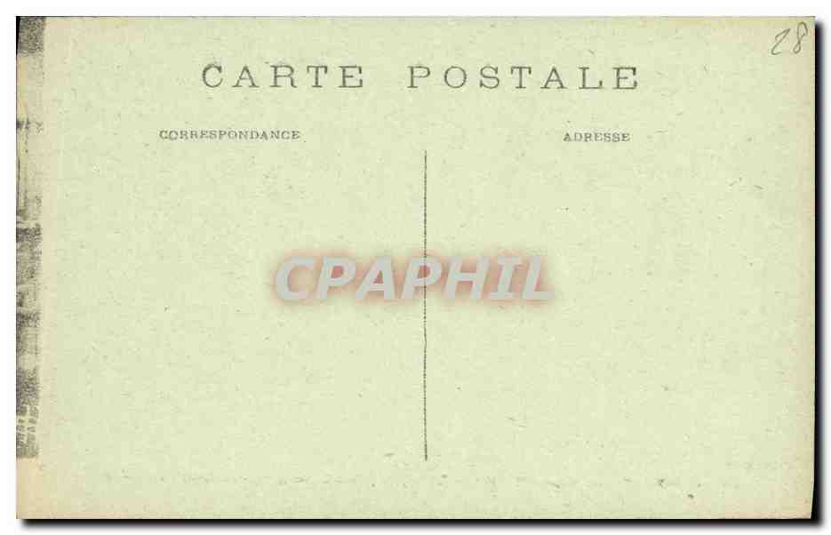 CPA Cathedrale de Chartres Tympan Portail Nord Baie de droite Xll e siecle — Verso
