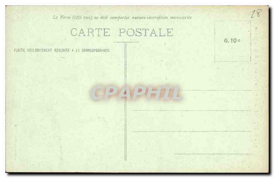 CPA Chartres Le Portail Sud de la Cathedrale — Verso