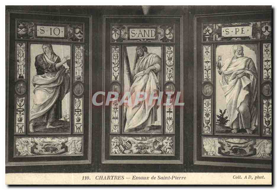 CPA Chartres Emaux de Saint Pierre