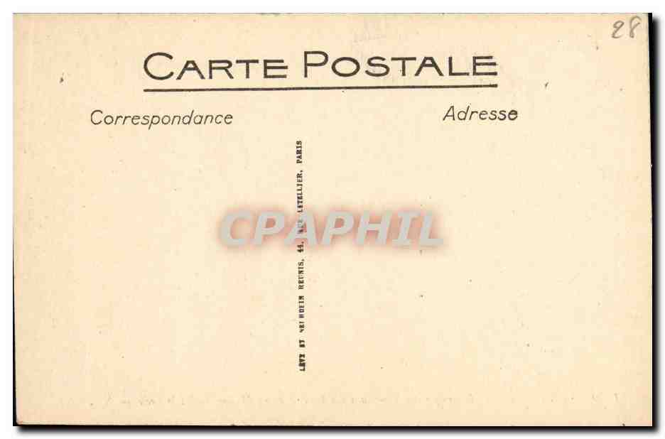 CPA Chartres Decoration du Tympan d une Fenetre d une Maisson du Xll e siecle — Verso