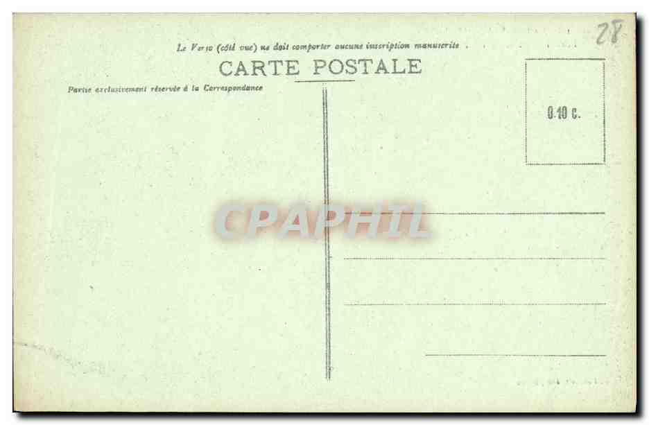 CPA Cathedrale de Chartres Portail Nord et Entree de l Eveche — Verso