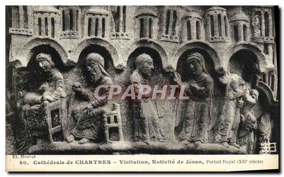 CPA Cathedrale de Chartres Visitation Nativite de Jesus
