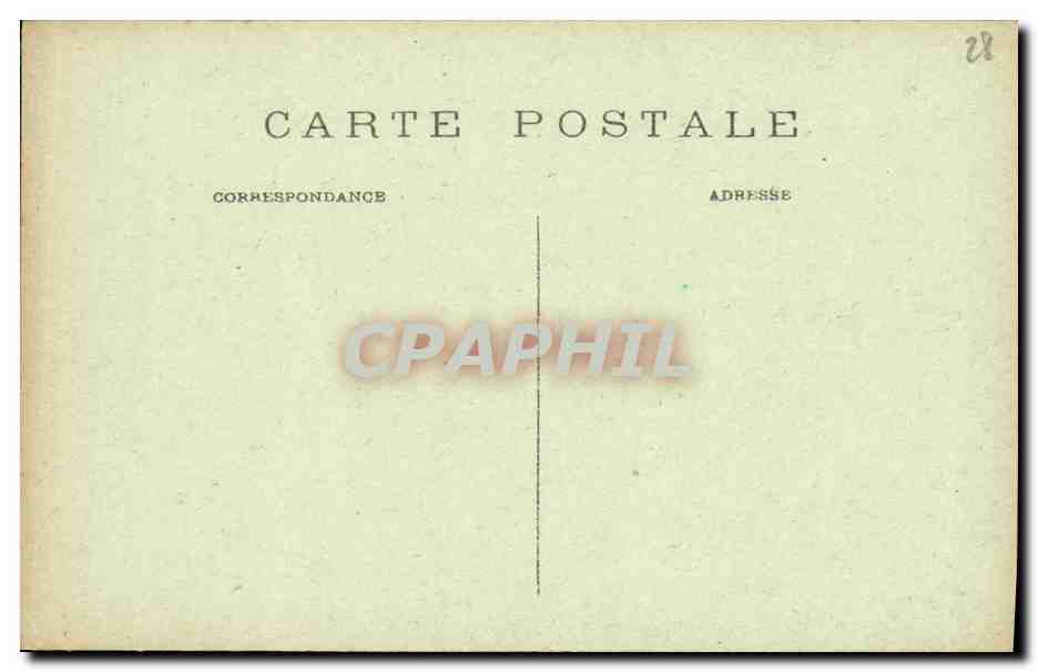 Amis de Job — Portail Nord — Cathédrale de Chartres — Ét. Houvet, n°32 — Rückseite