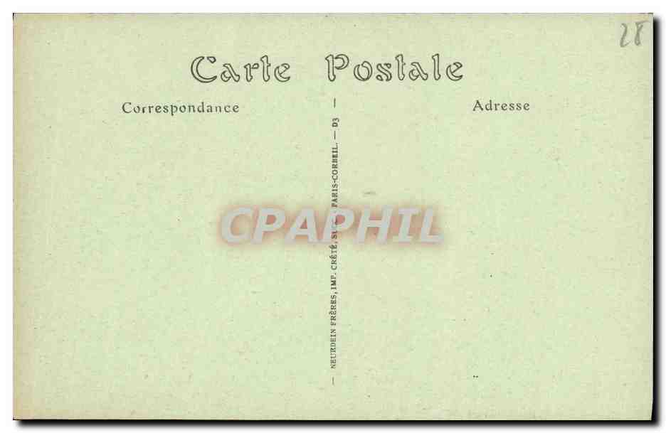 CPA Cathedrale de Chartres Portail meridional Notre Seigneur Jesus Christ — Verso
