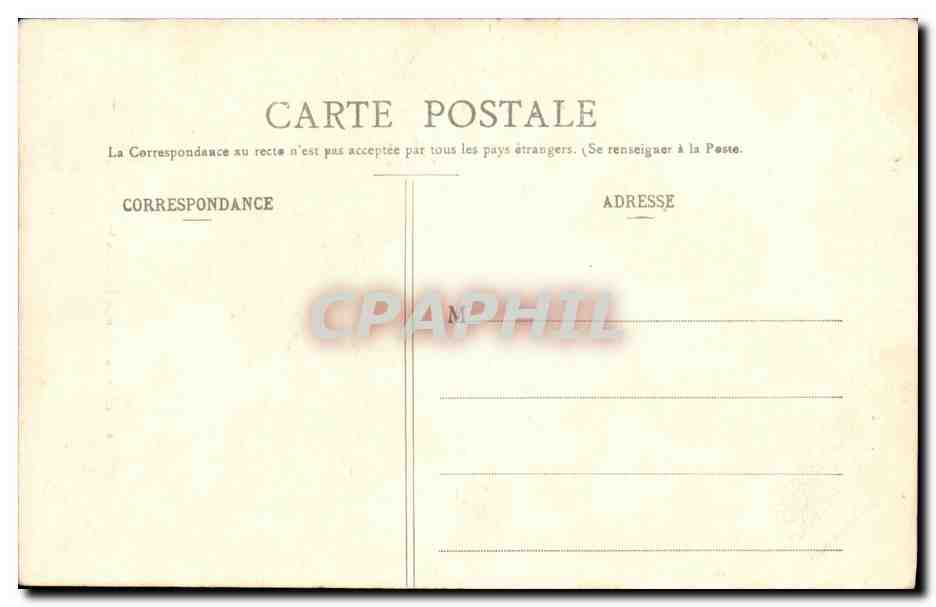 Château d'Anet - La Chambre de Diane — Ch. Foucault, édit., Dreux — Rückseite