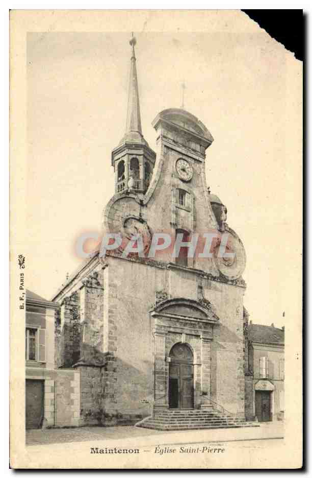 CPA Maintenon Eglise Saint Pierre