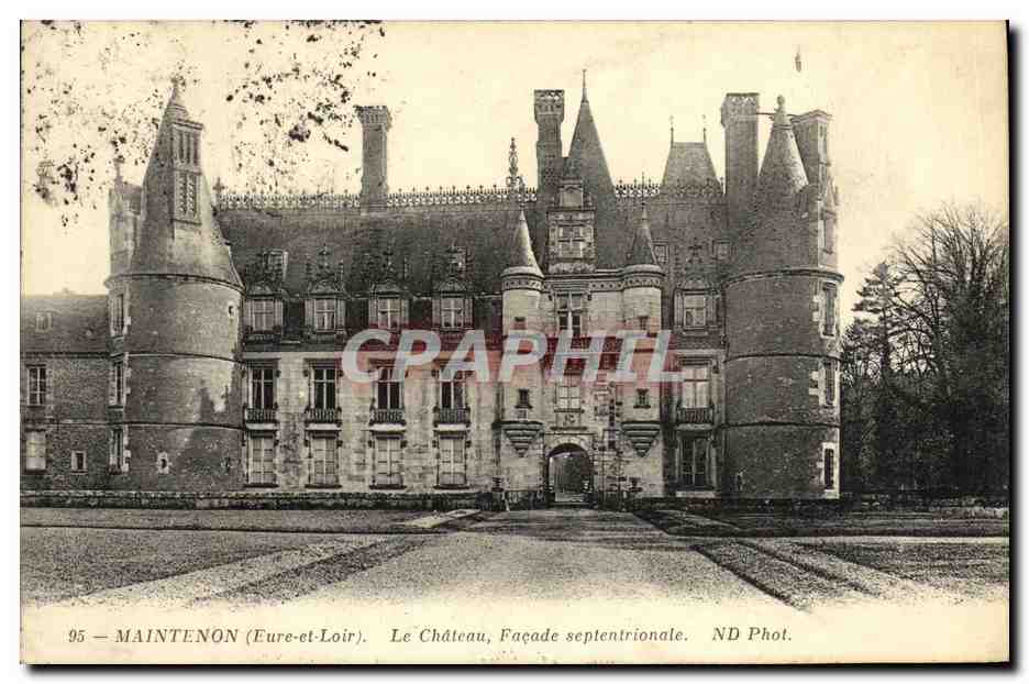 CPA Maintenon Chateau Facade Septentrionale