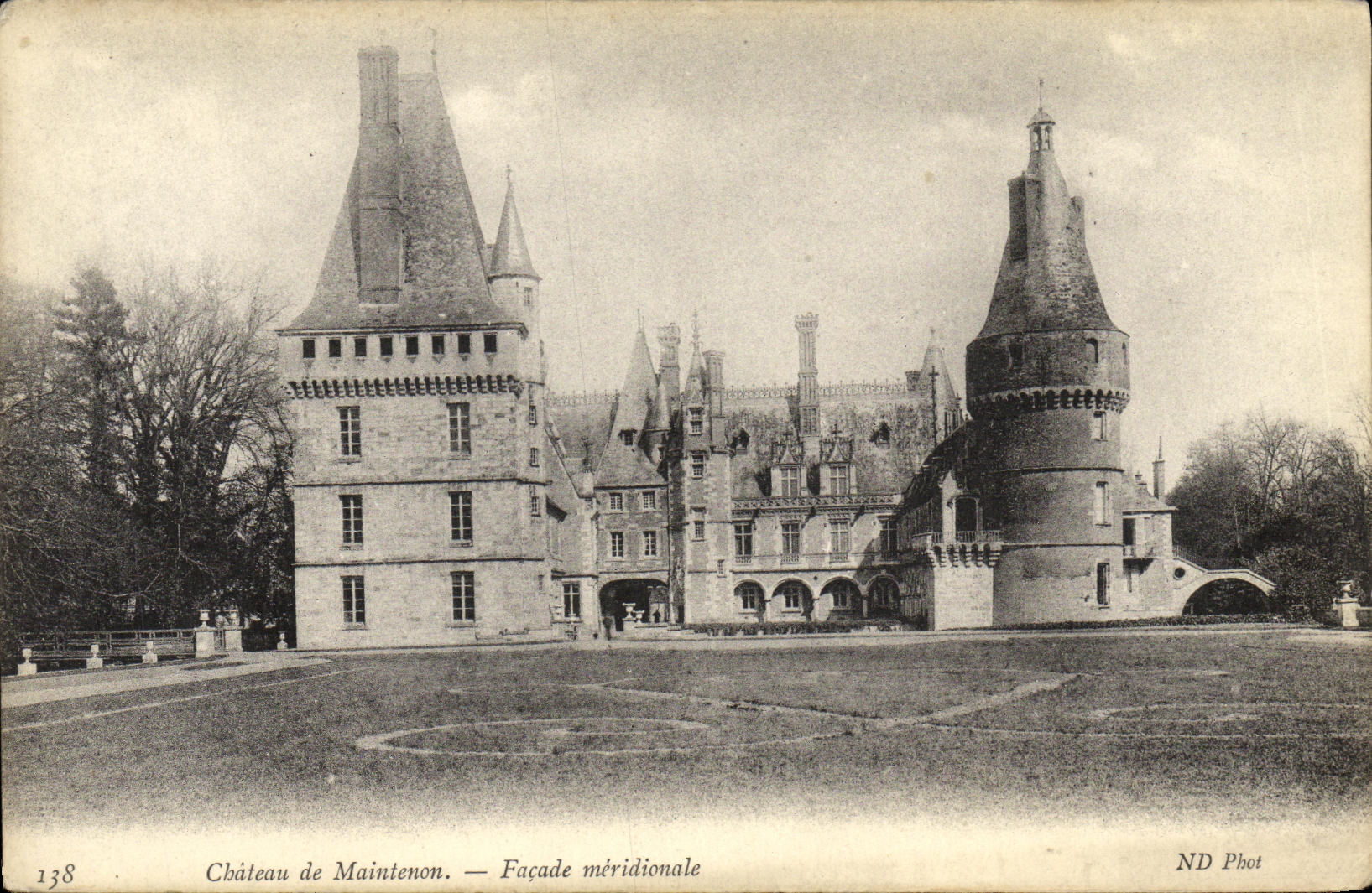 Schloss Maintenon — Südliche Fassade — ND Phot, n° 138