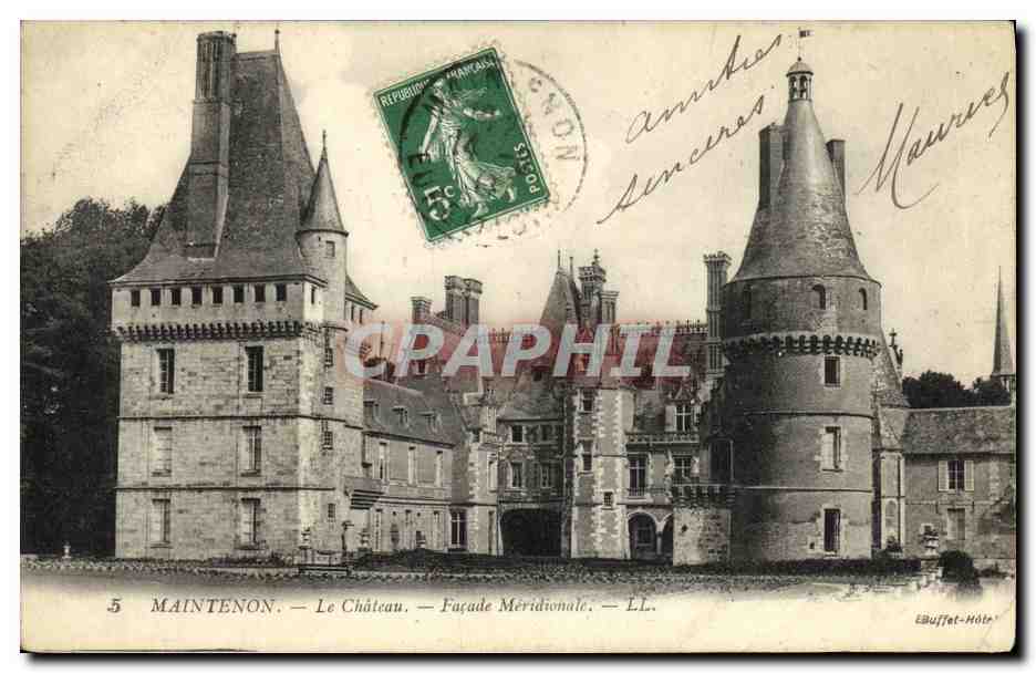 CPA Maintenon Chateau Facade Meridionale