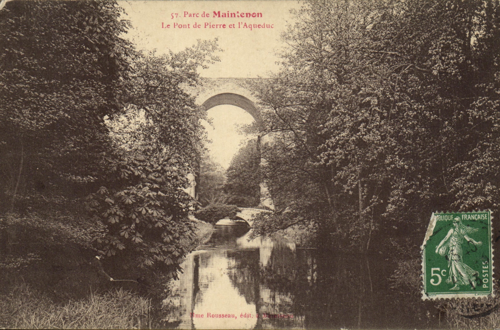 Mainienon Park — The Stone Bridge and the Aqueduct — Hime Rousseau, pub. & Mainienon