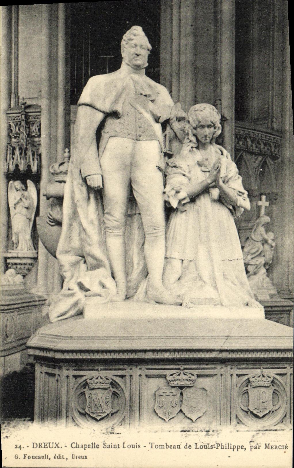 Cappella di San Luigi - Tomba di Luigi Filippo, di Mercier — G. Foueault, editore, Dreux