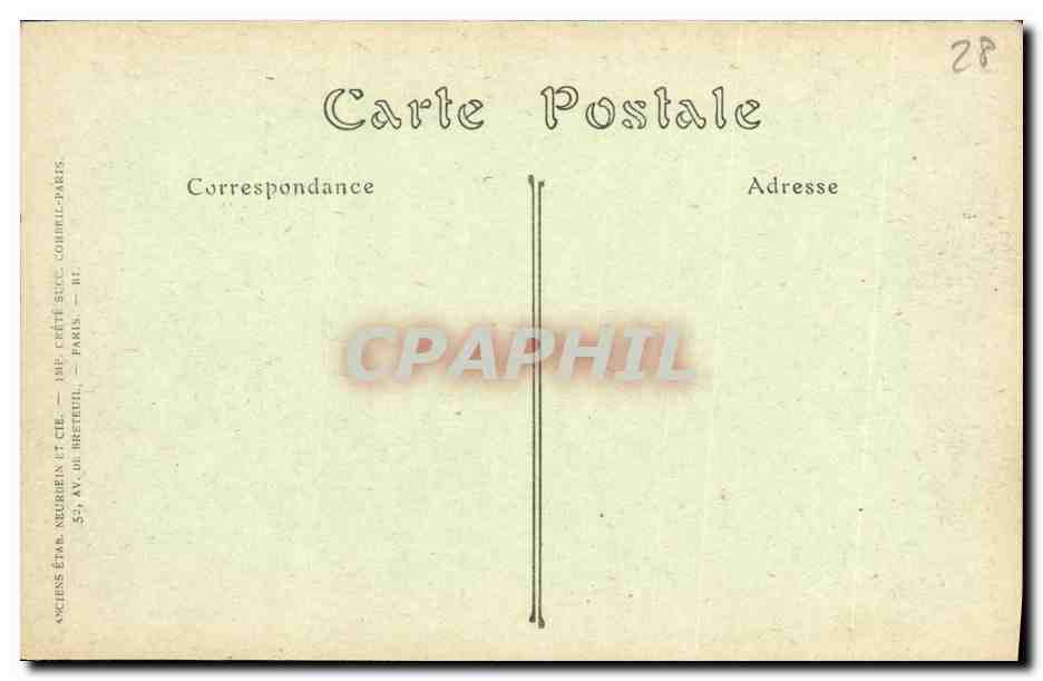 CPA Dreux Chapelle Saint Louis Tombeau du Prince Henri d Orleans Mercie — Verso