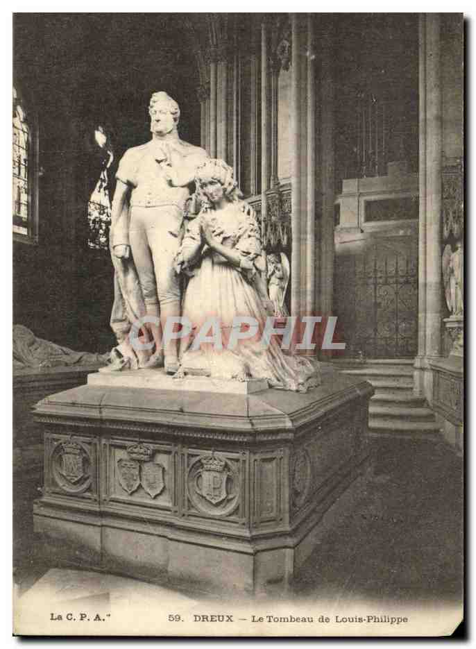 Dreux — Le Tombeau de Louis-Philippe — La C.P.A. n°59