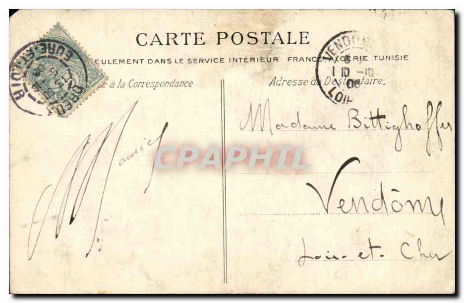 Dreux — Le Tombeau de Louis-Philippe — La C.P.A. n°59 — Reverso