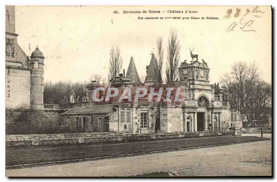 CPA Environs de Dreux Chateau d Anet