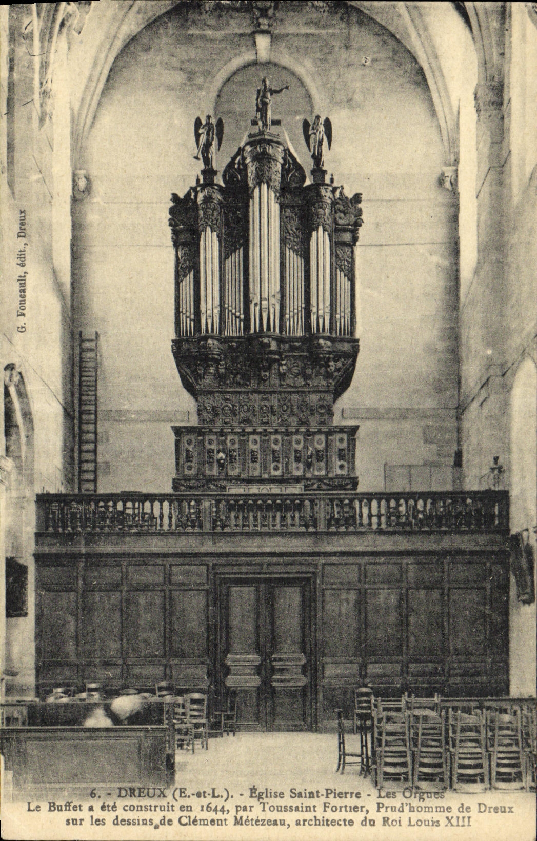 Dreux (E.-et-L.) - Église Saint-Pierre - Les Orgues