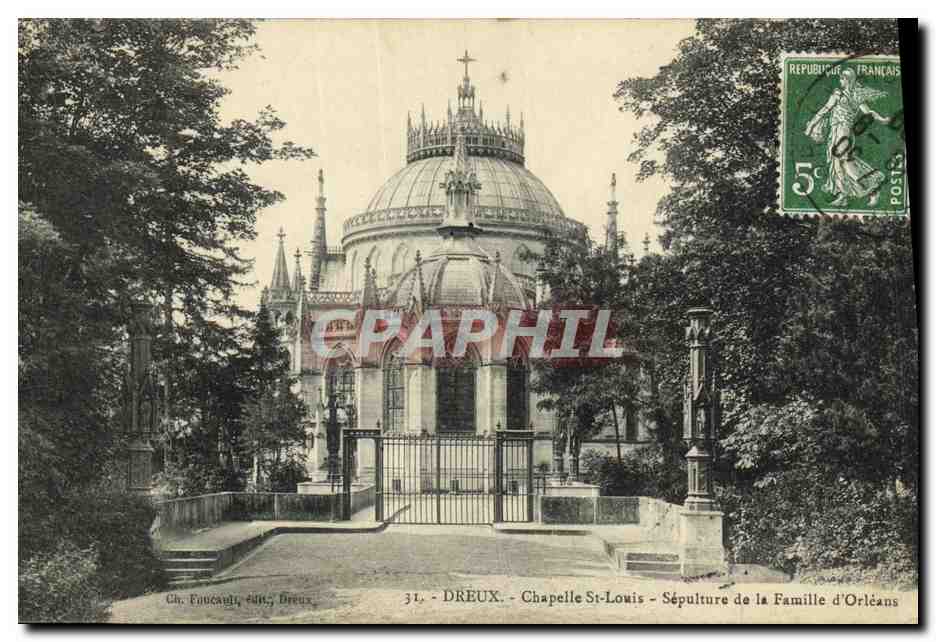 Château de Dreux - Chapelle Saint-Louis - Sépulture de la Famille d'Orléans