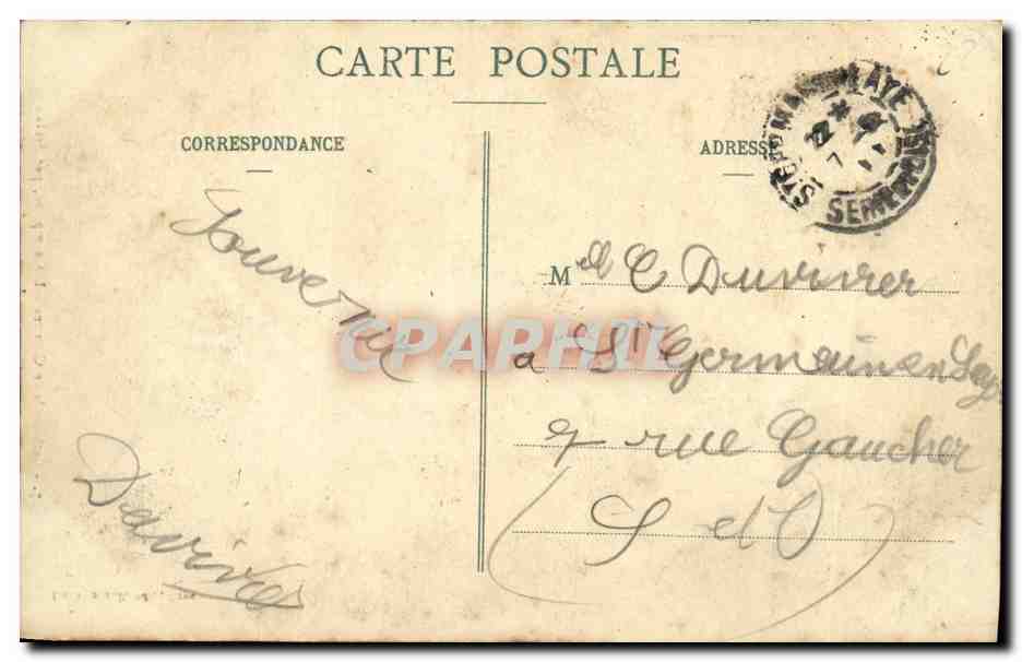 CPA Chartres de Cathedrale L Assomption Par Bridan — Rückseite
