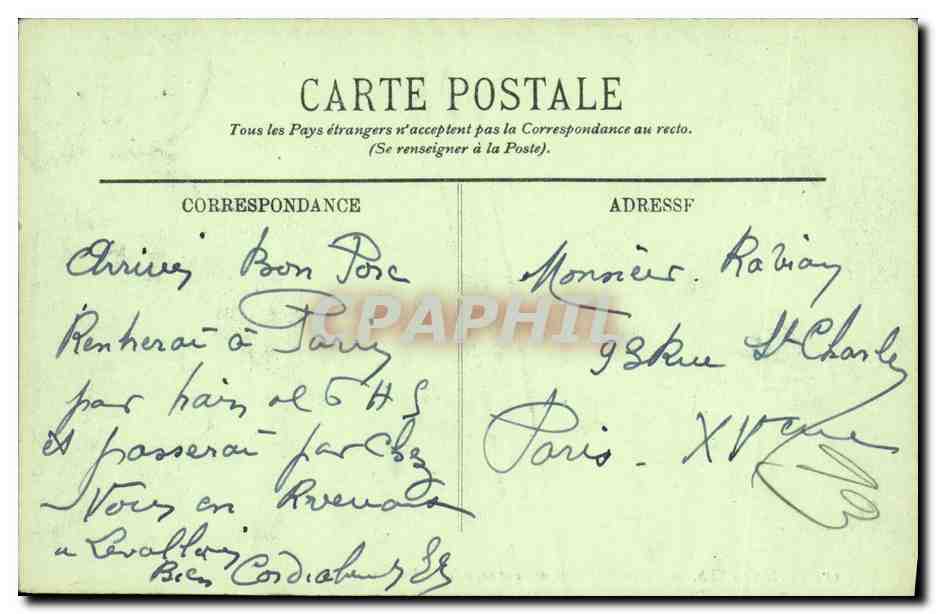 CPA Chartres Eglise St Pierre ou Sont Exposes Les Emaux — Rückseite