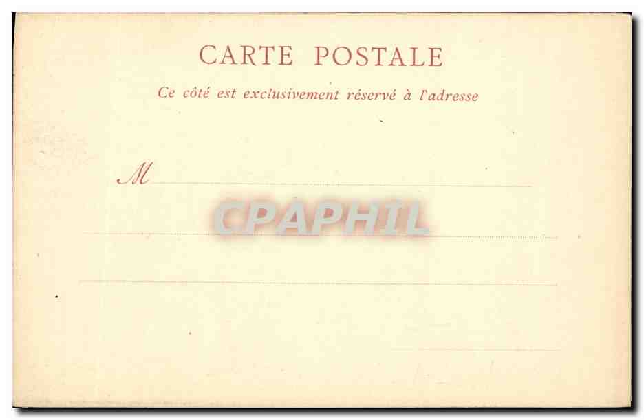 CPA De Chartres Portail Nord — Verso
