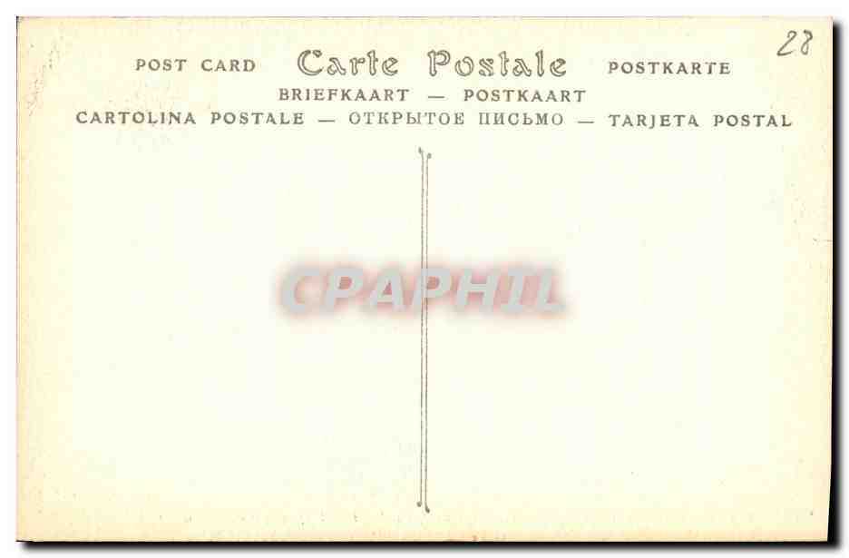 CPA Chartres Cathedrale Portail occidental Vieillard de l Apocalypse — Verso
