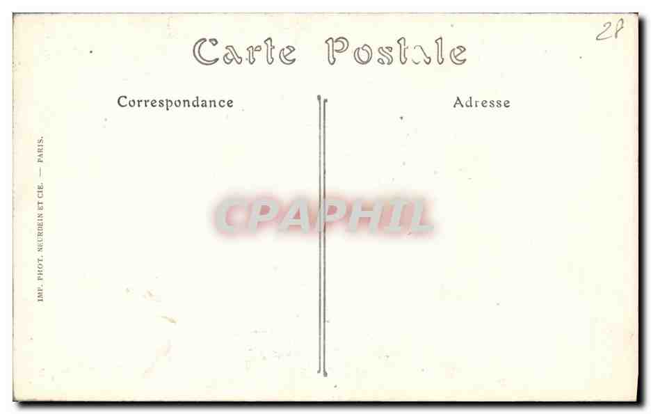 CPA Chartres Cathedrale Pitastres du Portail Royal — Verso