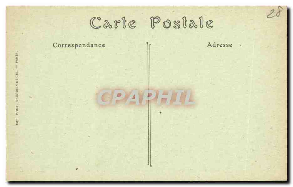 Cathédrale de Chartres — Ancien Jubé — N.M. ProL, n° 928 — Verso