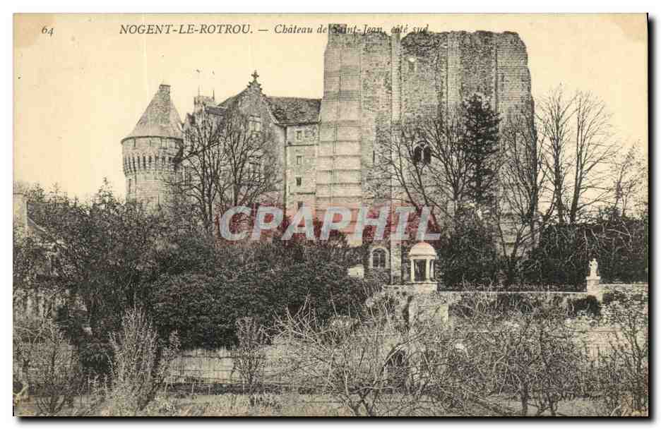 Nogent-le-Rotrou — Schloss Saint-Jean, südliche Seite
