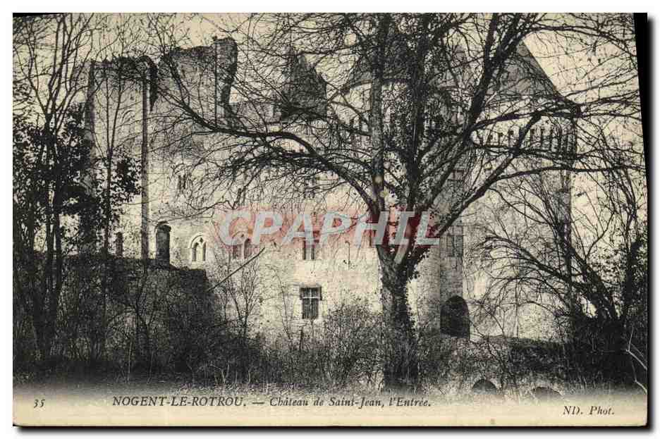 Nogent-le-Rotrou — Château de Saint-Jean, l'Entrée — ND. Phot.