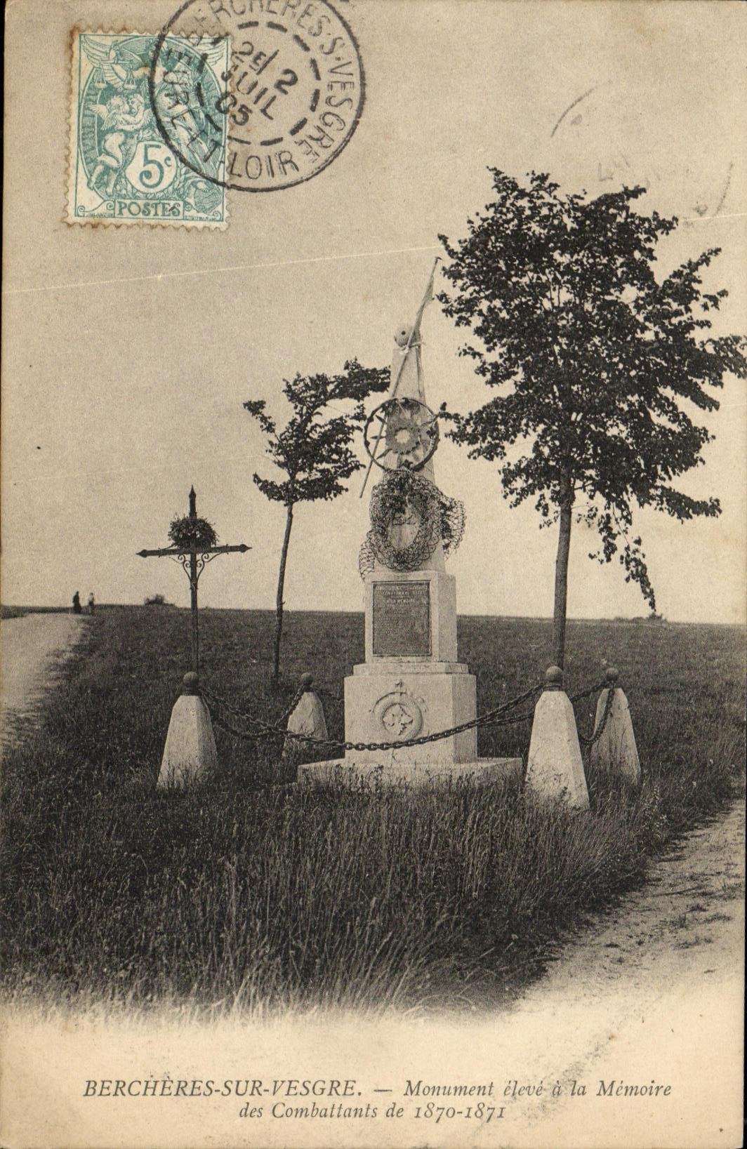 Berchères-sur-Vesgre — Monument élevé à la Mémoire des Combattants de 1870-1871