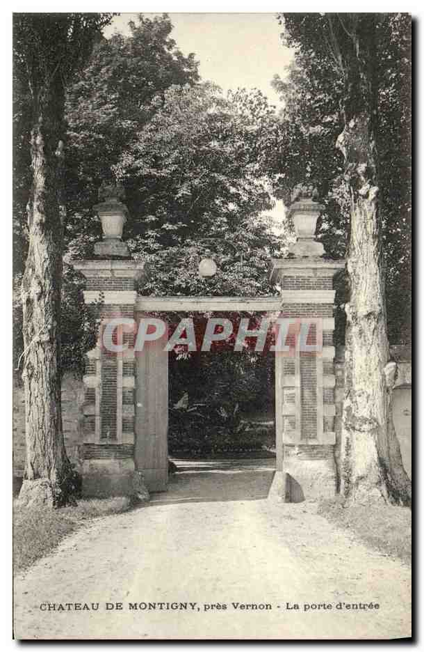 Château de Montigny, près Vernon - La porte d'entrée