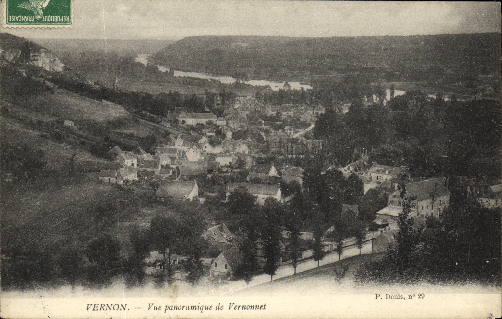 CPA Vernon Vue Panoramique de Vernonnet