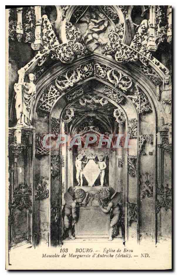 CPA Bourg Eglise de Brou Mausolee de Marguerite d Autriche