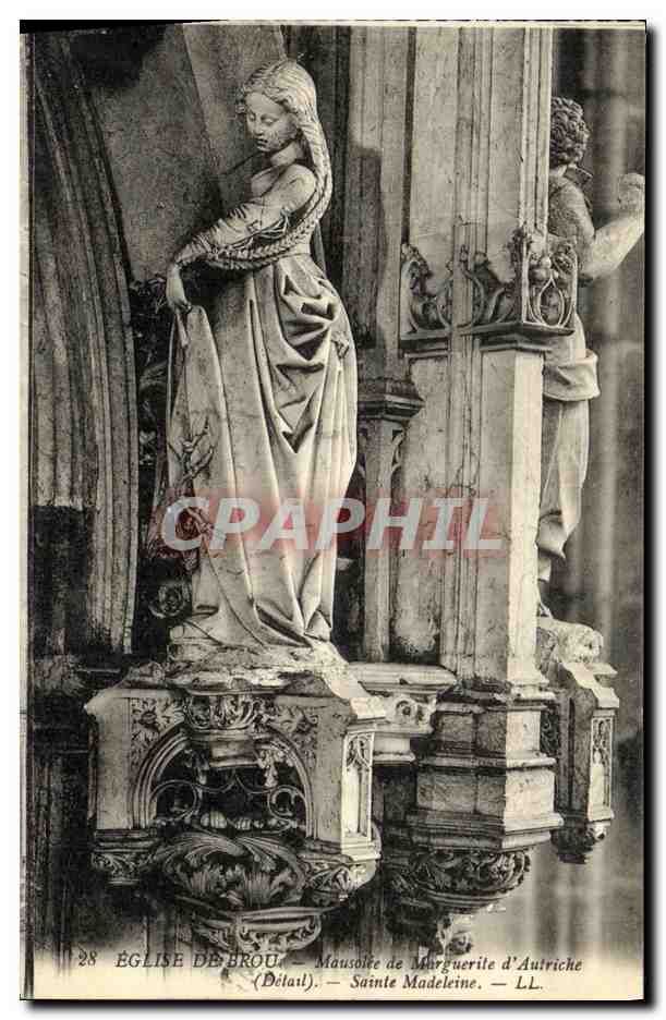 CPA Eglise De Brou Mausolee de Marguerite d Autriche Sainte Madeleine