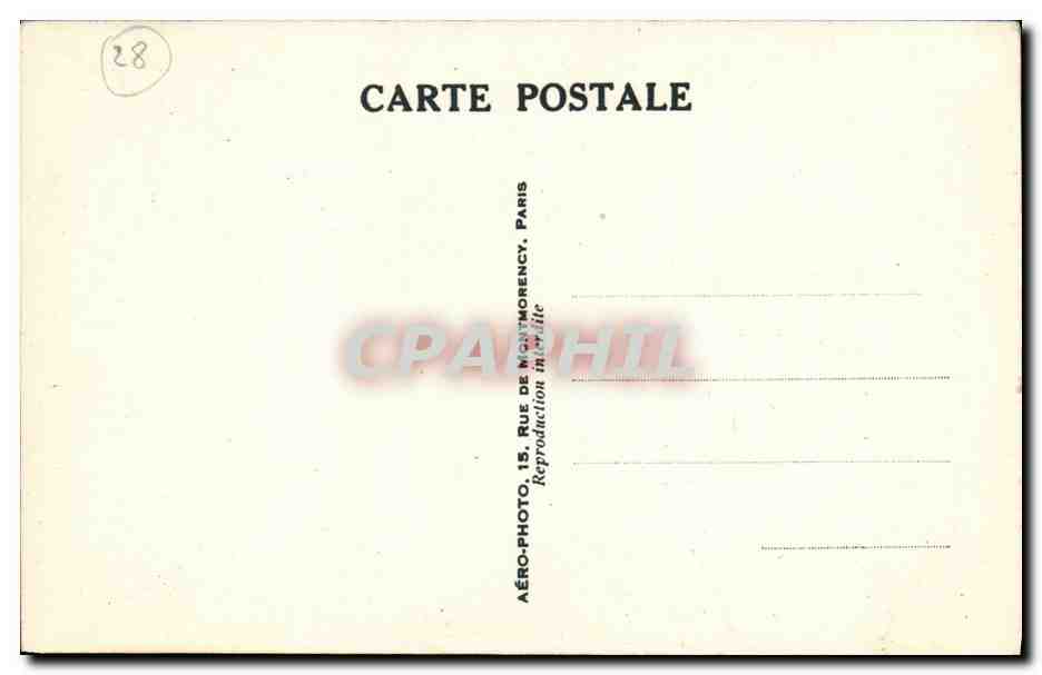 CPA Cathedrale de Chartres L Abside — Verso