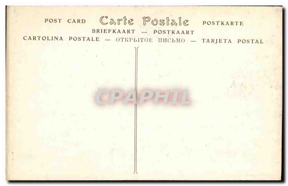 CPA Cathedrale de Chartres Linteau du portail Sud Ouest L Annonciation  — Rückseite