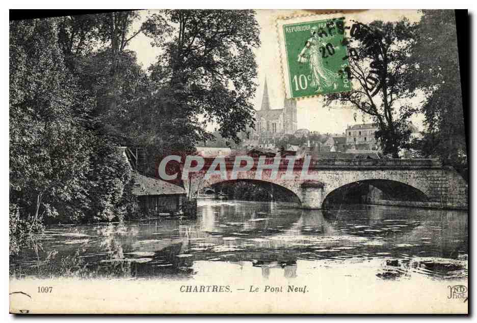 CPA Cathedrale de Chartres Le Pont Neuf