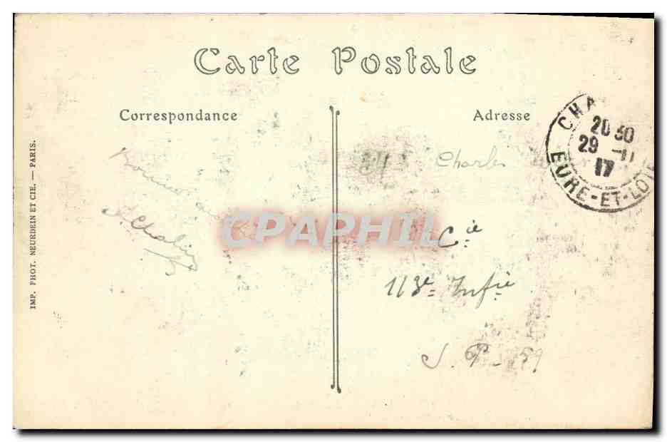 Chartres — La Porte Guillaume — ND. Phot. — Verso